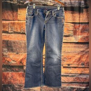 Silver Jeans Dark Wash Flare Jeans